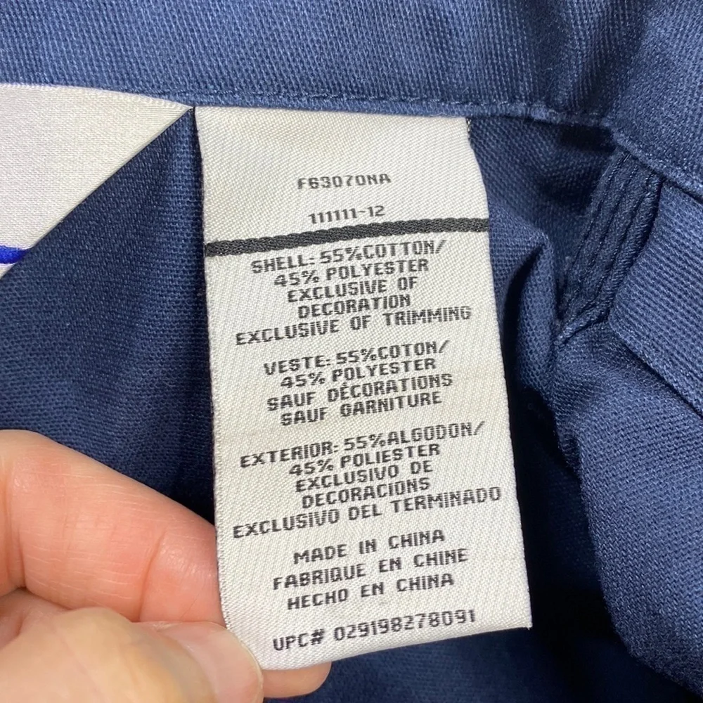Walls Master Made Navy Blue Coveralls Large Short
